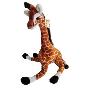 1982 Wallace Berrie Cuddle Ups Stuffed Plush Zoo Animal Giraffe Vintage NWT